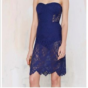 For love and Lemons midnight dress size small